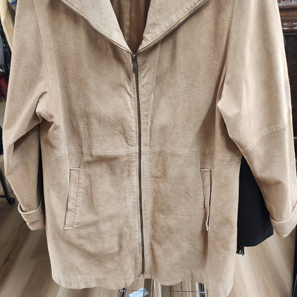 Vintage Bagatelle Tan Suede Jacket